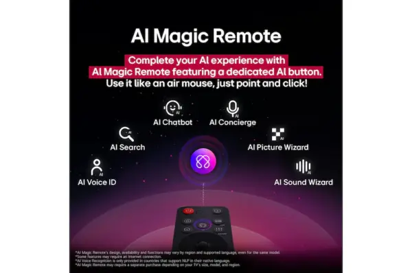 ⁦شاشة LG OLED evo AI CS5 4K الذكي مقاس 55 بوصة , موديل OLED55CS5VA.AFU⁩ - الصورة ⁦5⁩