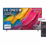 شاشة LG QNED AI QNED80 مقاس 86 بوصة ، ونظام WebOS25 لعام 2025 موديل 86QNED70A6A.AFU