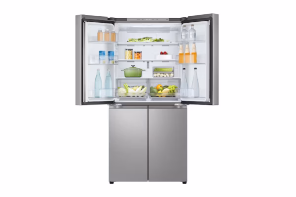 ⁦LG ثلاجة , 530 لتر, 4 أبواب ,لون فضي ، موديل GC-B22FFLZB⁩ - الصورة ⁦9⁩