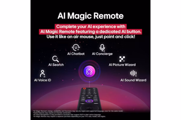 ⁦شاشة 100 بوصة LG QNED evo AI QNED86 MiniLED بدقة 4K، نظام webOS25، إصدار 2025 , موديل100QNED86A6.AFUG⁩ - الصورة ⁦8⁩