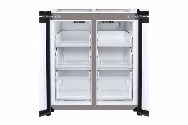 ⁦LG ثلاجة , 530 لتر, 4 أبواب ,لون فضي ، موديل GC-B22FFLZB⁩ - الصورة ⁦5⁩