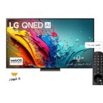 شاشة LG QNED AI QNED86 4K , مقاس 55 بوصة, AI Magic remote , موديل 55QNED86T6A.AFU طراز(2024 )