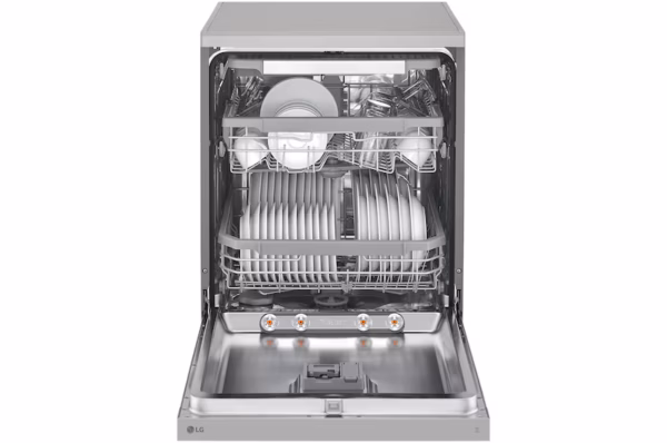 ⁦LG غسالة أطباق ™QuadWash بـ 14فرد – لون فضي , موديل DFC435FP⁩ - الصورة ⁦7⁩