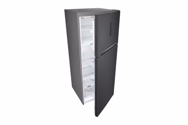 ⁦LG ثلاجة , سعة 401 لتر , لون أسود , موديل GTF402SBAN⁩ - الصورة ⁦4⁩