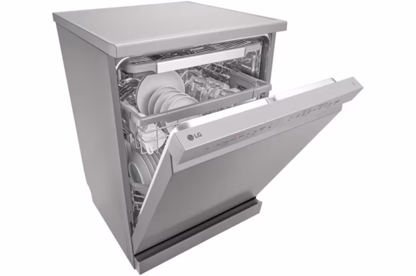 ⁦LG غسالة أطباق ™QuadWash بـ 14فرد – لون فضي , موديل DFC435FP⁩ - الصورة ⁦4⁩