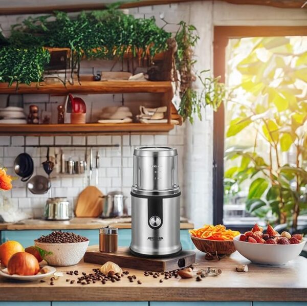 ⁦مطحنة أرشيا،ستانلس ستيل عالي الجودة،4000 وات ، موديل CG106-2568⁩ - الصورة ⁦2⁩